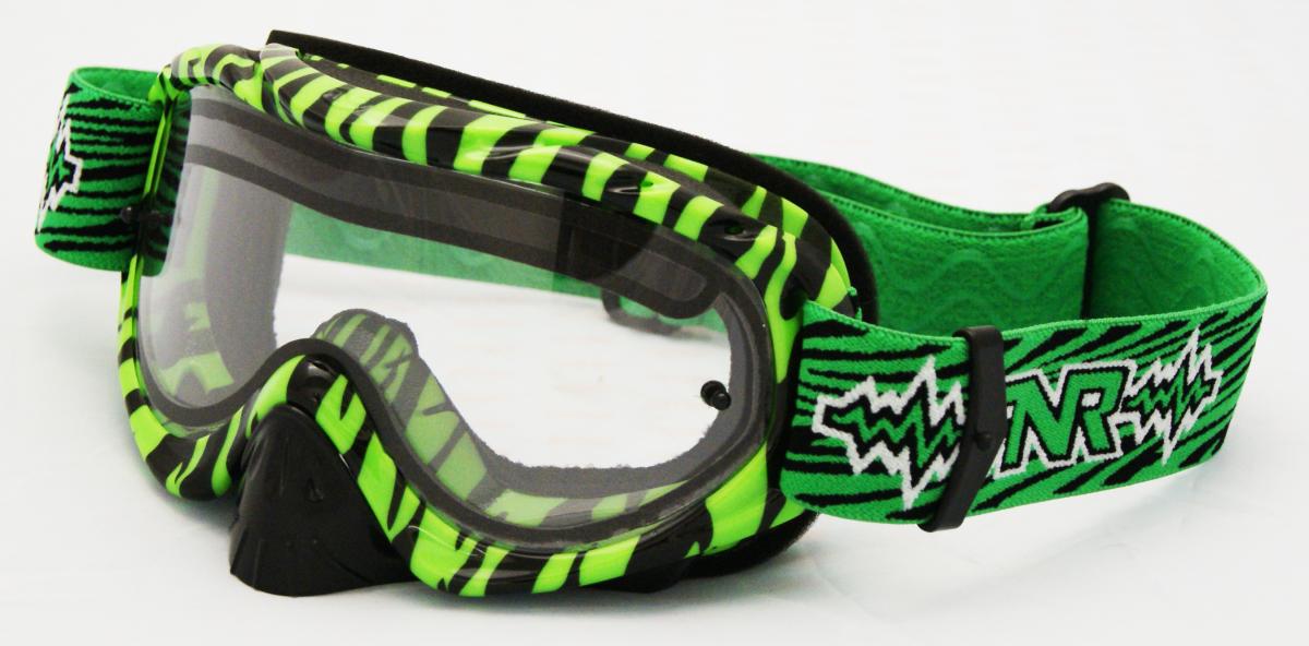 RNR HYBRID WILD GN/BK VENTED LENS, WILD GREEN & BLACK GOGGLE, GH367DV, VENTED LENS image 1