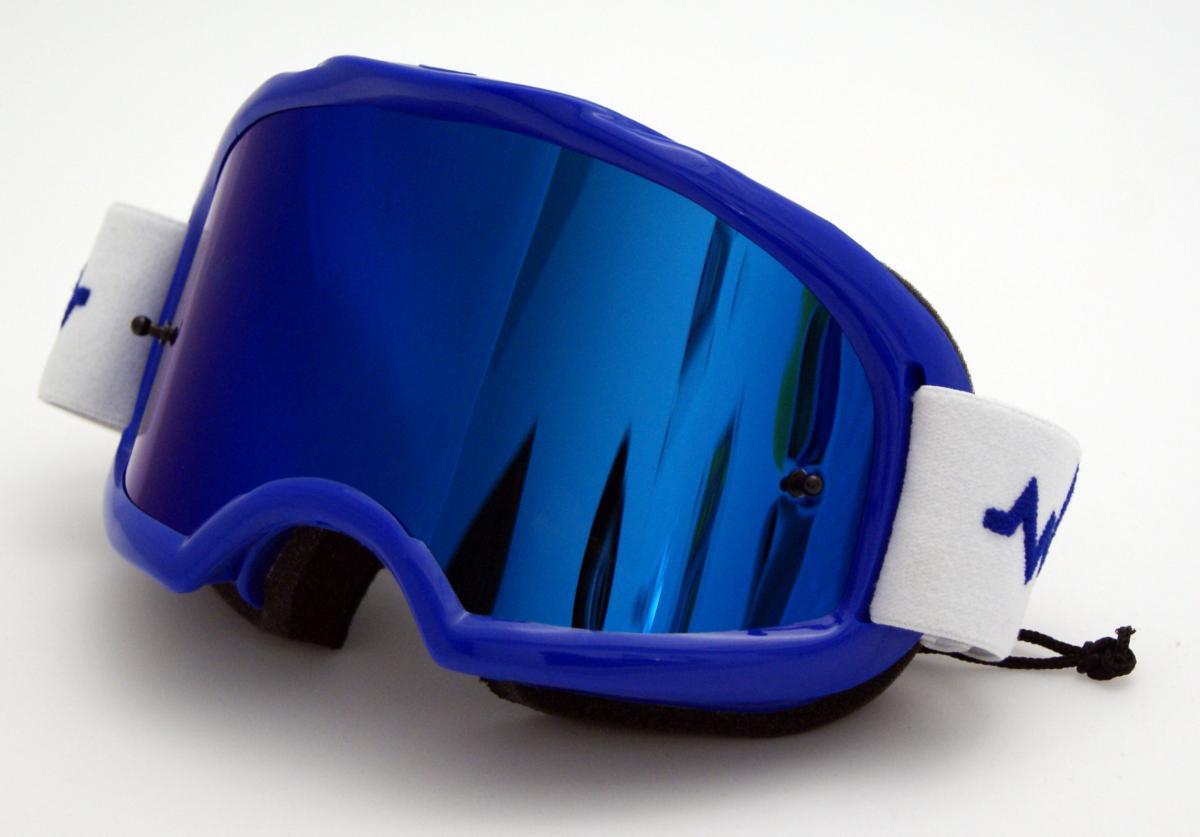 RNR COLOSSUS BLUE MIRRORED LENS, BLUE GOGGLE, GX44M, MIRRORED LENS image 1