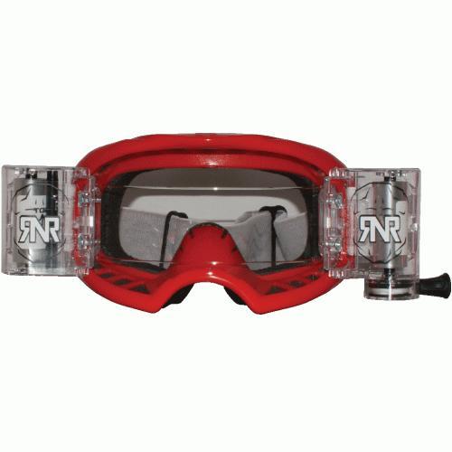 RNR COLOSSUS RED WVS-V.2 48mm, RED GOGGLE, WIDE VISION SYSTEM, GXC45, ROLL & TEAR OFF image 1