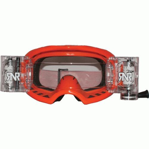 RNR COLOSSUS ORANGE WVS 48mm, ORANGE GOGGLE, WIDE VISION SYSTEM, GXX46, ROLL & TEAR OFF image 1
