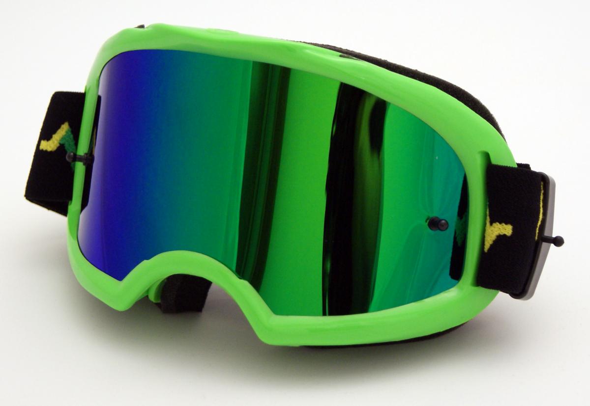 RNR COLOSSUS GREEN MIRRORED LENS, GREEN GOGGLE, GX47M, MIRRORED LENS thumbnail 2