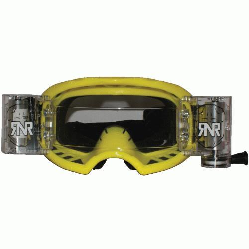 RNR COLOSSUS YELLOW WVS 48mm, YELLOW GOGGLE, WIDE VISION SYSTEM, GXX48, ROLL & TEAR OFF image 1
