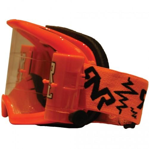 RNR COLOSSUS NEON ORANGE XL ROLL & TEAR OFF, NEON ORANGE GOGGLE, 36MM ROLL OFF, GX66XL, ROLL & TEAR OFF thumbnail 2