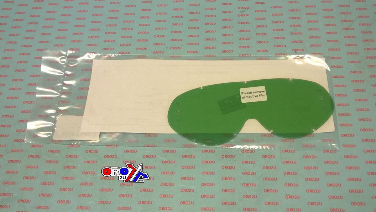 HYBRID ROLL OFF LENS GREEN, ANTI FOG, ANTI SCRATCH, LGR201 thumbnail 2