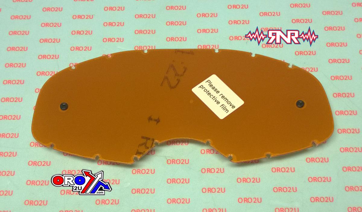 COLOSSUS TEAR OFF LENS ORANGE, ANTI FOG, ANTI SCRATCH, LO00 image 1