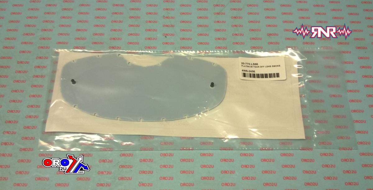 PLATINUM TEAR OFF LENS SMOKE LS66 thumbnail 2