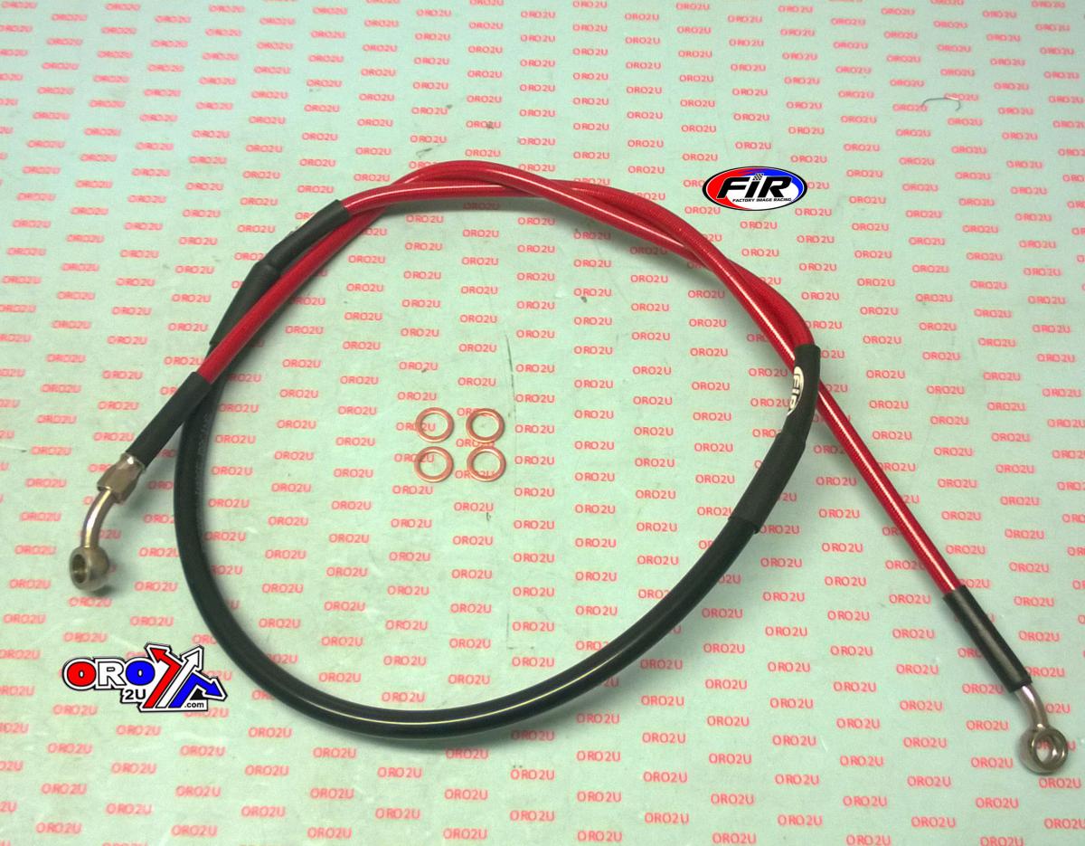 HOSE FRONT BRAKE RED / BLACK CRF450R 17-18, H02-1-074/P-CL / 45125-MKE-A01, CRF250R 2018 thumbnail 2