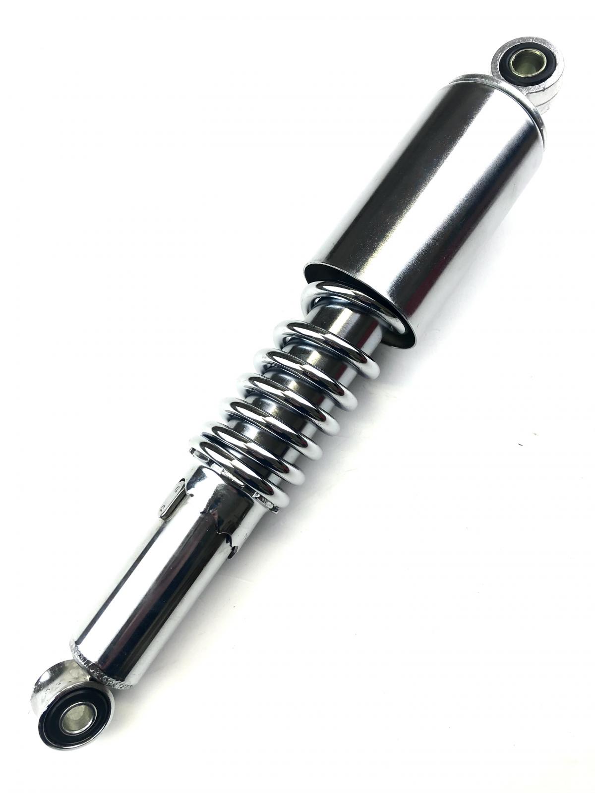 SHOCK ABSORBERS 330mm EACH, CHROME image 1