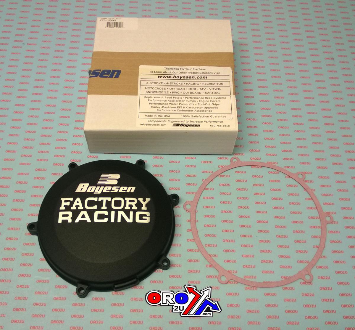 CLUTCH COVER 16-18 KX450F, BOYESEN CC-18AB, BLACK thumbnail 2