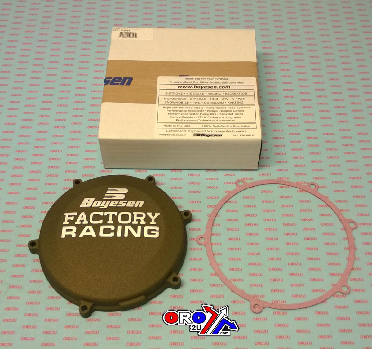 CLUTCH COVER 16-18 KX450F, BOYESEN CC-18AM, MAGNESIUM thumbnail 2