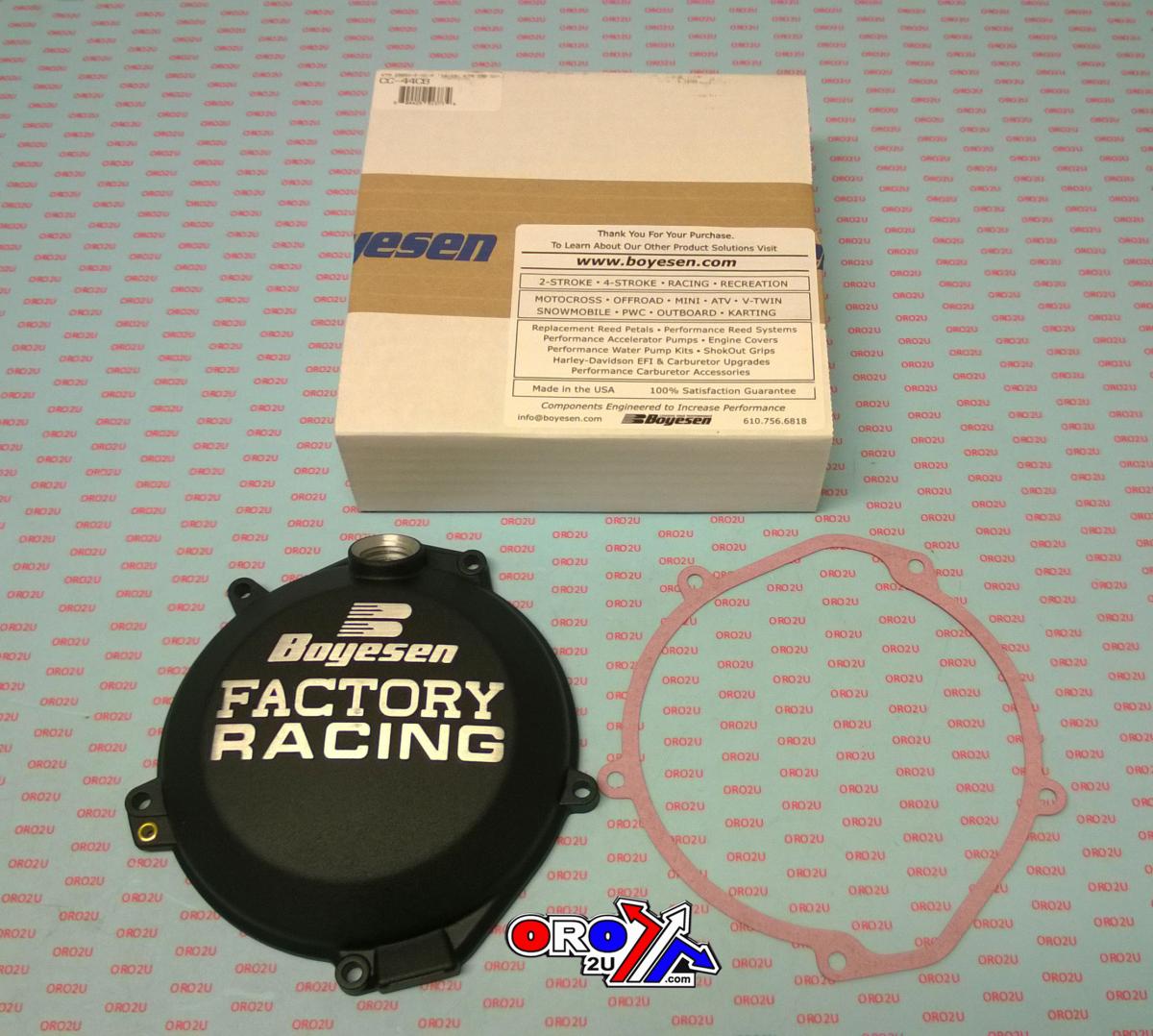 CLUTCH COVER 16-21 KTM 250 SX-F, BOYESEN CC-44CB, BLACK thumbnail 2