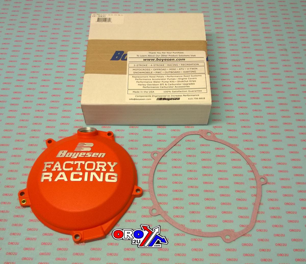 CLUTCH COVER 16-21 KTM 250 SXF, BOYESEN CC-44CO, ORANGE thumbnail 2