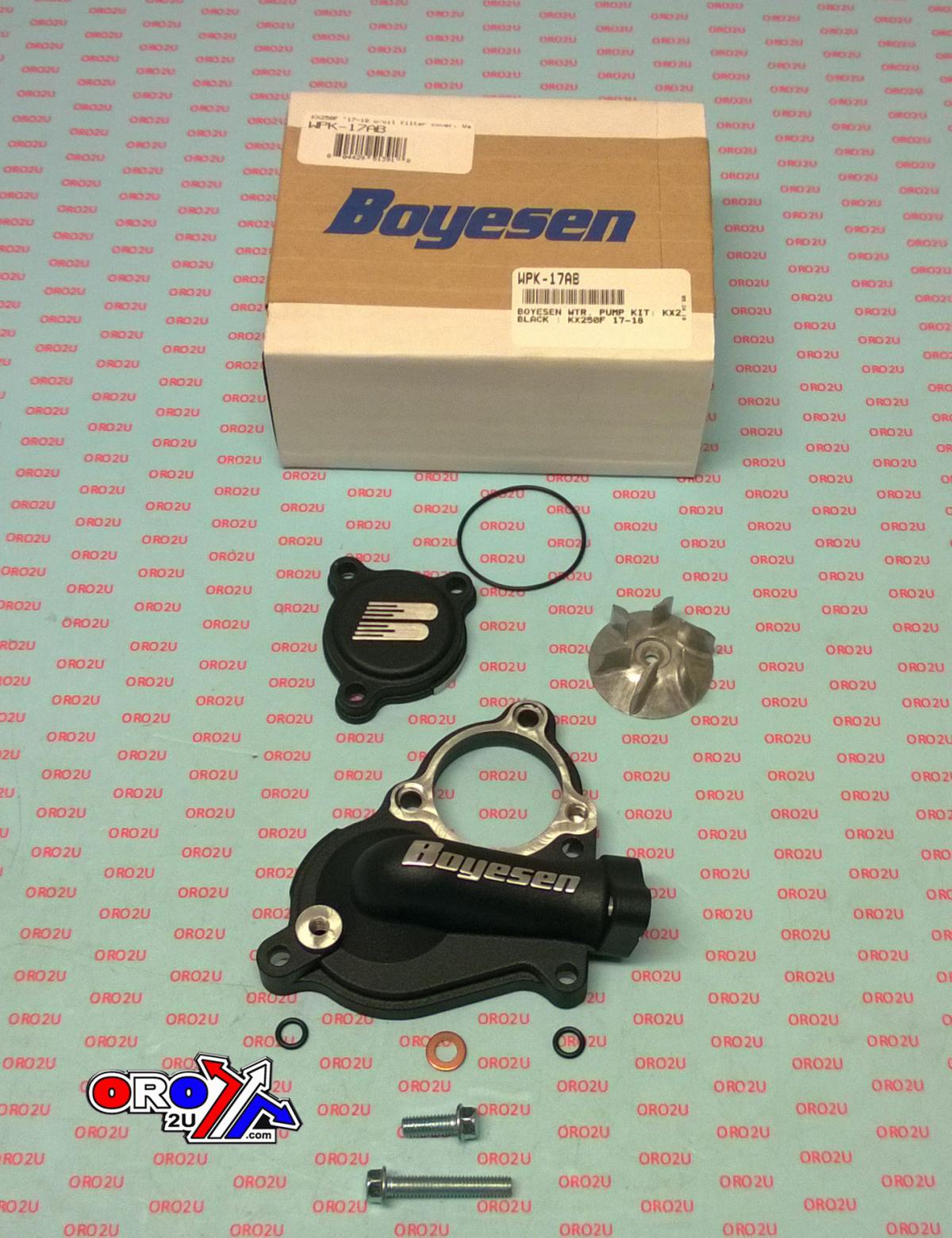 WATER PUMP COVER 17-23 KX250F, BOYESEN WPK-17AB SUPERCOOLER thumbnail 2