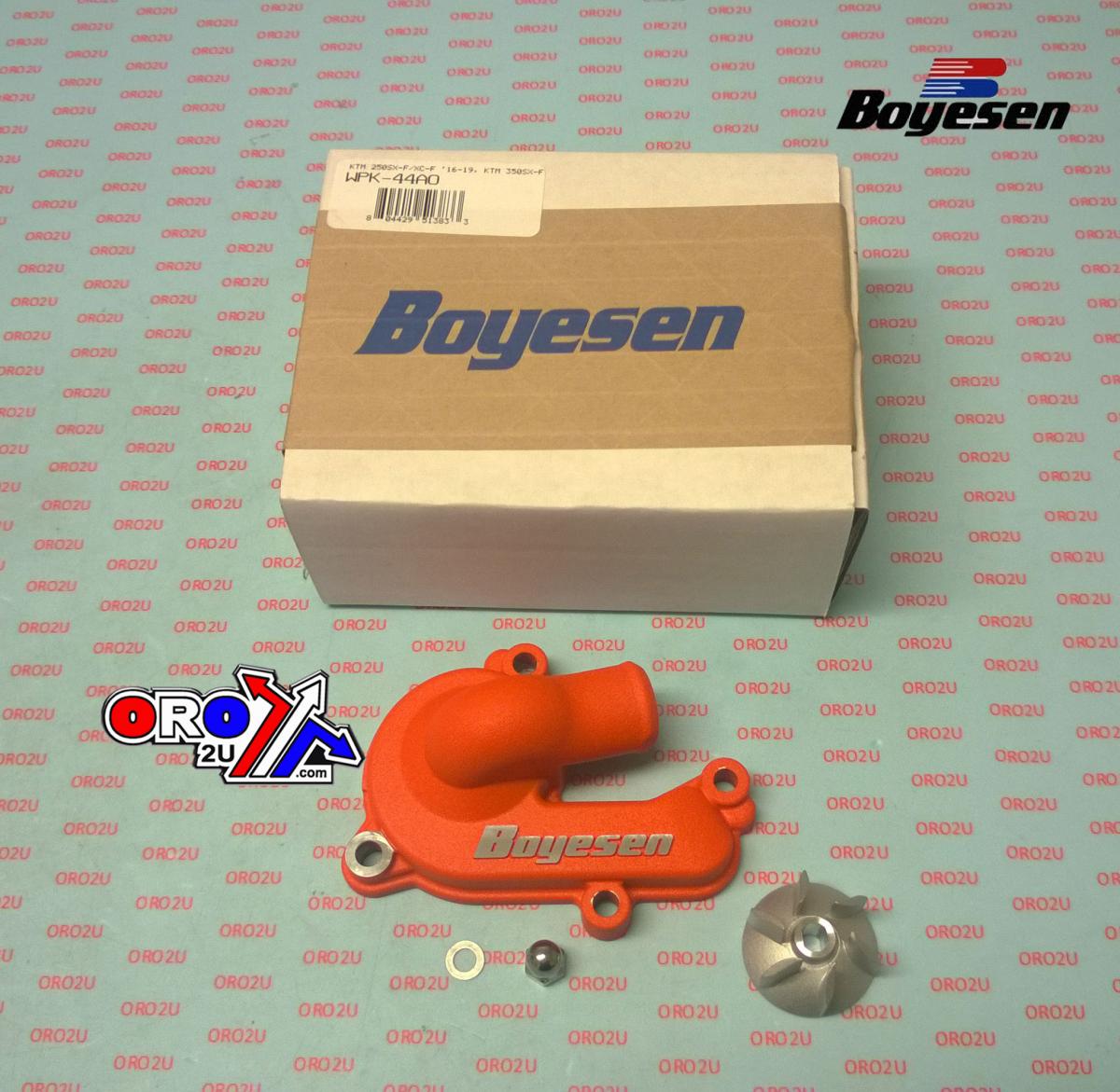 WATER PUMP COVER 16-18 SX-F250, SUPERCOOLER BOYESEN WPK-44AO, ORANGE thumbnail 2