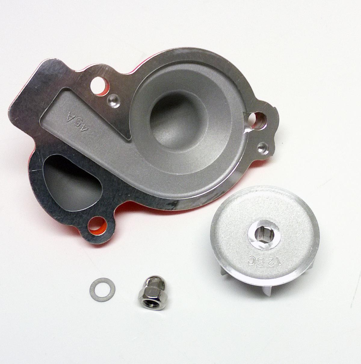 WATER PUMP COVER 16-25 SX-F450, SUPERCOOLER BOYESEN WPK-45AO, ORANGE thumbnail 2