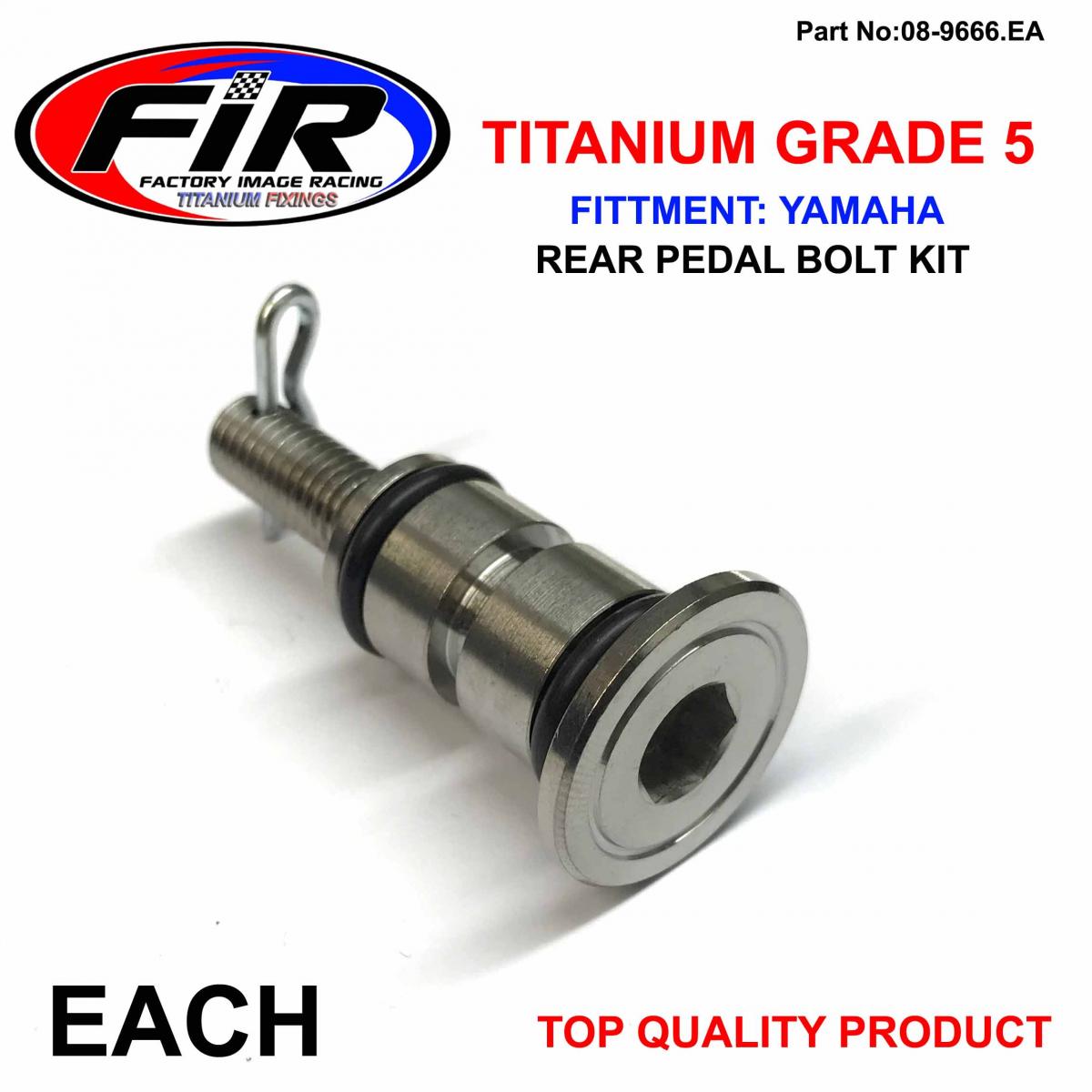 TITANIUM GR5 REAR PEDAL BOLT, YAMAHA 1C3-27217-10-00, / EACH thumbnail 3