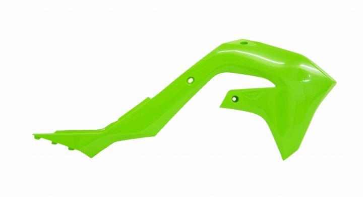 RADIATOR SCOOPS 2019-23 KX450F NEON GREEN, RTECH R-CVKXFVF0019 image 1