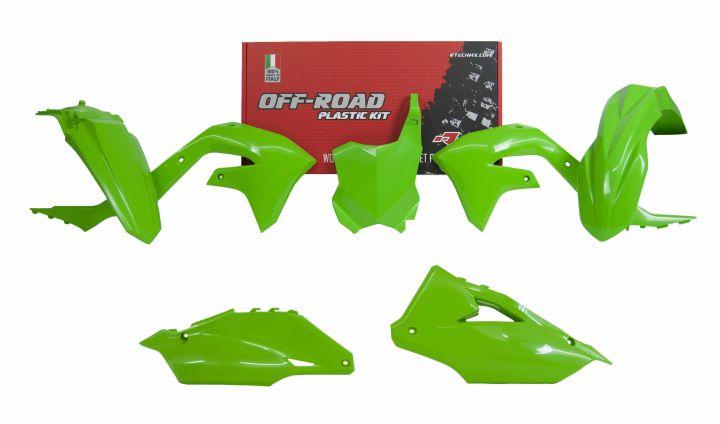 PLASTIC KIT/5 2019-23 KX450F GREEN, RTECH R-KITKXF-VE0-599 image 1