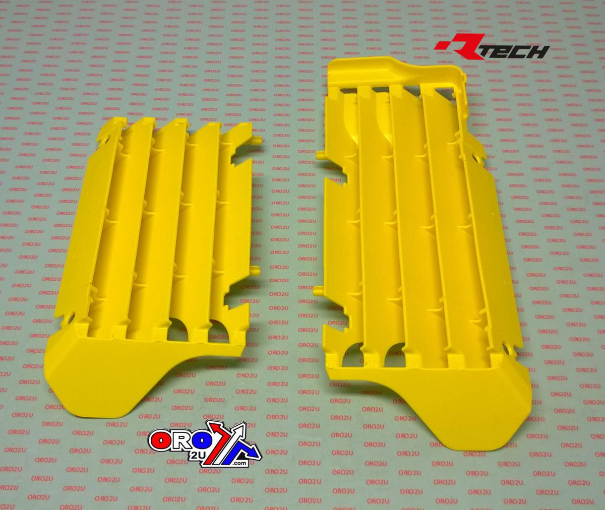 RAD LOUVERS OVERSIZE YELLOW RM-Z450 18-25, RTECH R-GRRMZGI0018 thumbnail 2