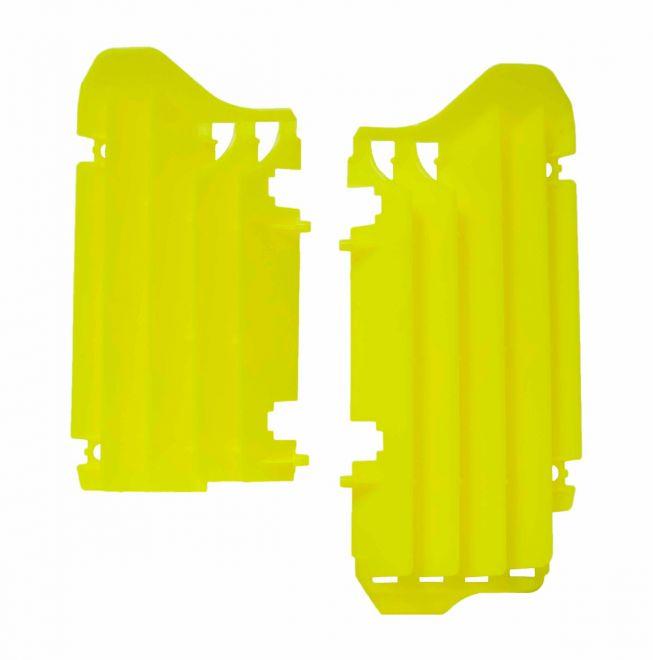 RAD LOUVERS OVERSIZE NEON YELLOW RM-Z450 18-25, RTECH R-GRRMZGF0018 image 1