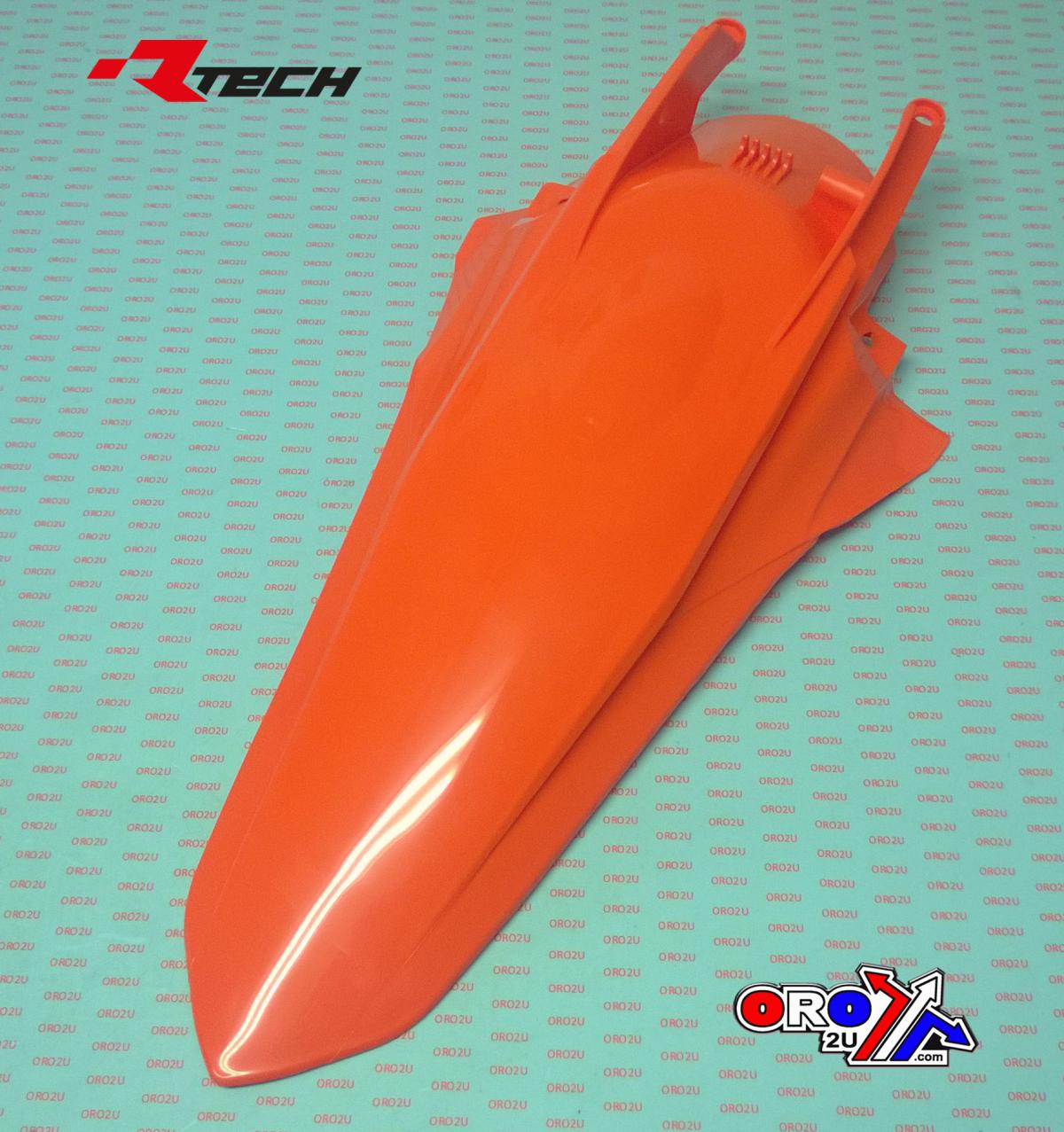 REAR FENDER ORANGE 2019-22 SX/SXF/XC/XC-F, RTECH R-PPKTMAR0019 thumbnail 2