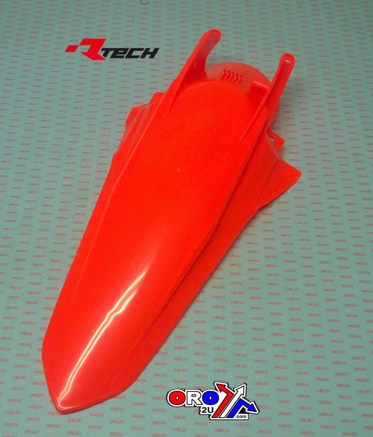 REAR FENDER NEON ORANGE 2019-22 SX/SXF/XC/XC-F, RTECH R-PPKTMAN0019 thumbnail 2