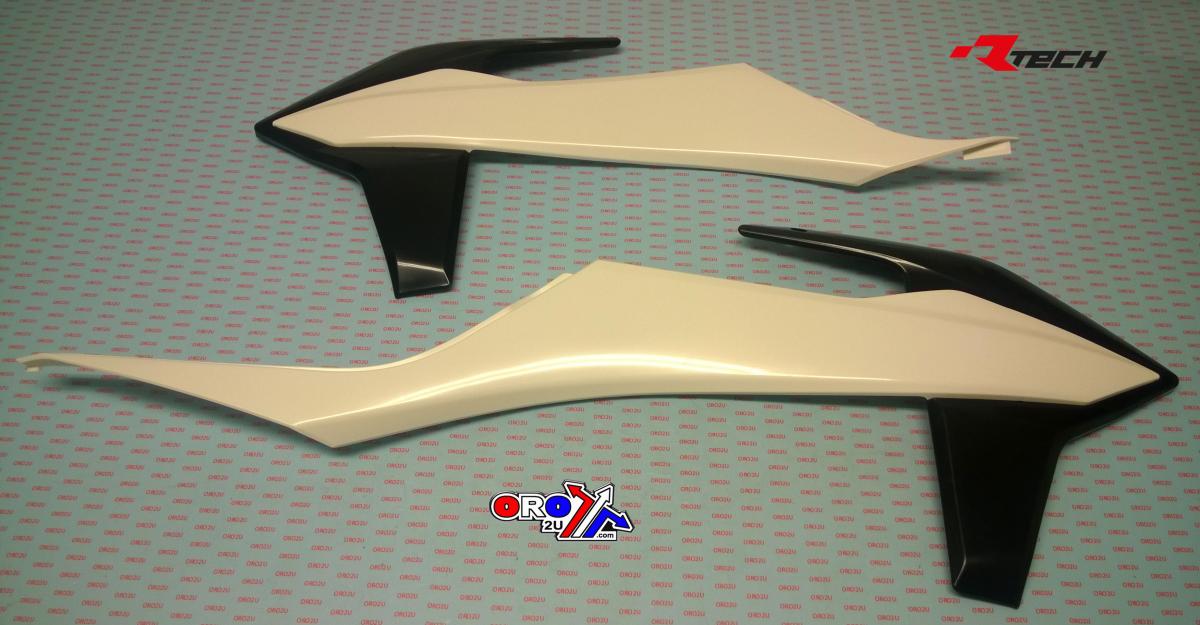 RAD SCOOPS 2019-22 KTM SX/SXF, RTECH R-CVKTMBNNR19, WHITE/BLACK thumbnail 2