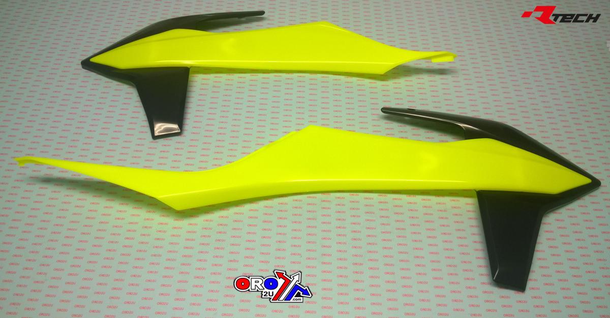 RAD SCOOPS 2019-22 KTM SX/SXF, RTECH R-CVKTMGFNR19, NEON YELLOW/BLACK thumbnail 2