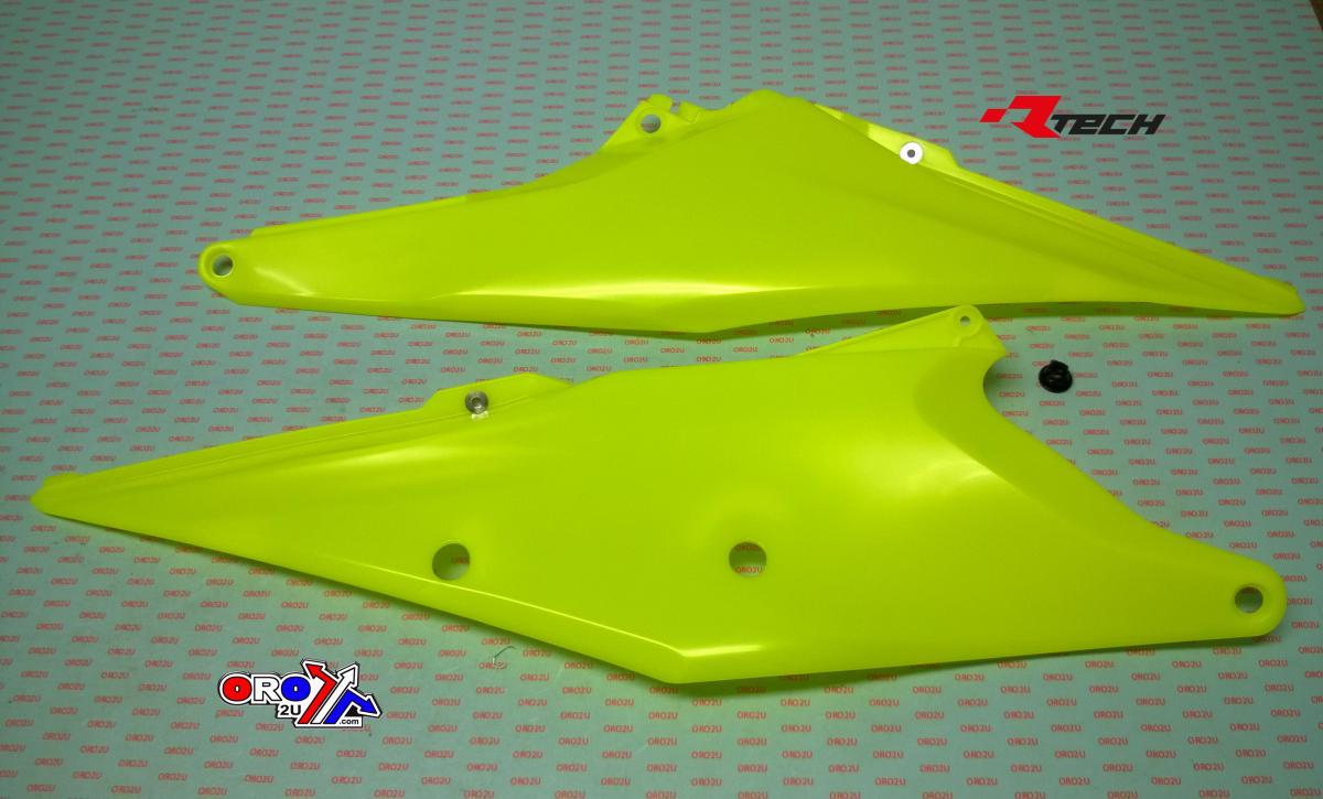SIDE PANELS 2019-22 KTM SX/SX-F, NEON YELLOW, RTECH R-FIKTMGF0019 thumbnail 2
