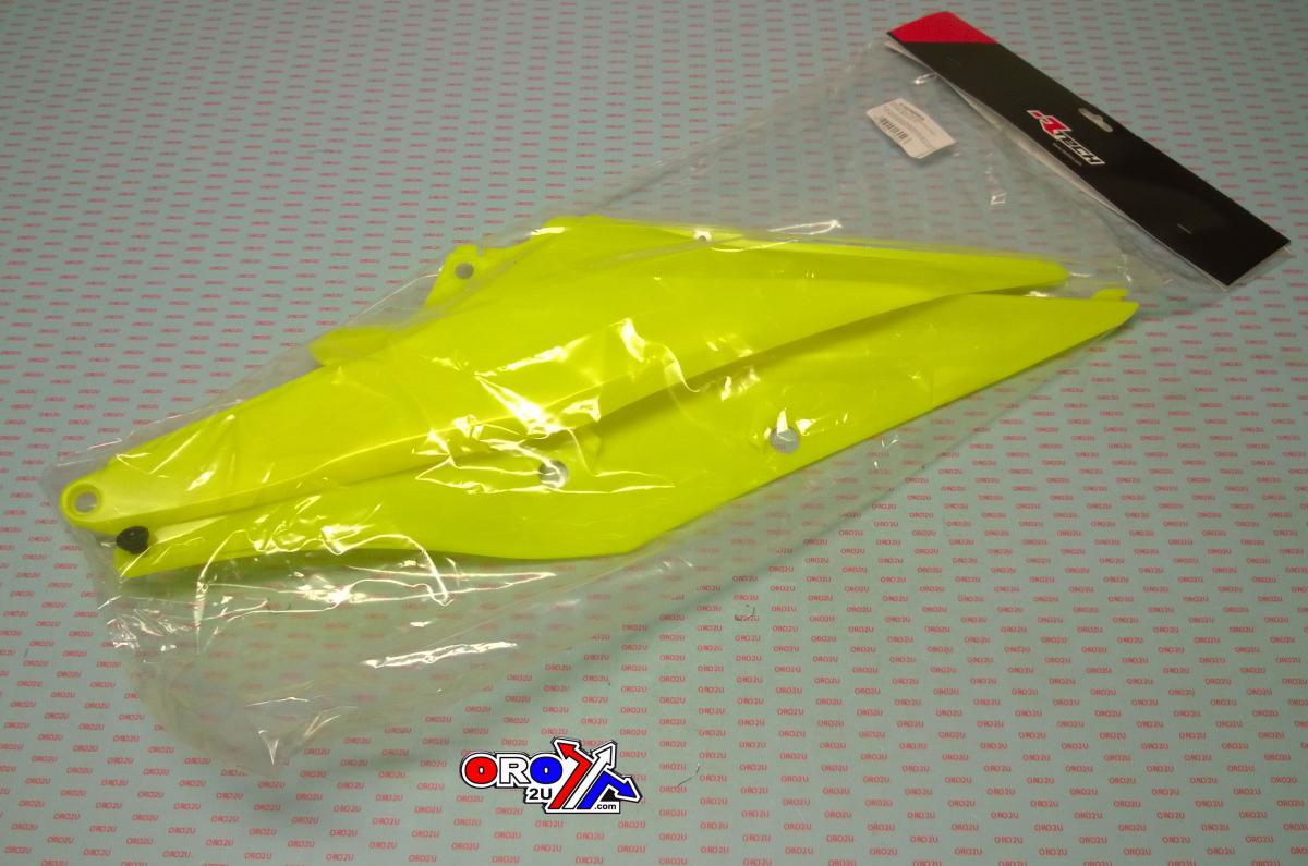 SIDE PANELS 2019-22 KTM SX/SX-F, NEON YELLOW, RTECH R-FIKTMGF0019 thumbnail 3