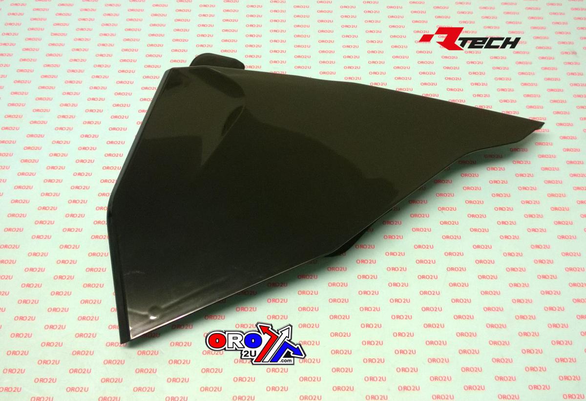 AIR BOX SIDE PANEL 2019-22 KTM SX/SX-F, BLACK, RTECH R-FIKTMNRSX19 thumbnail 2