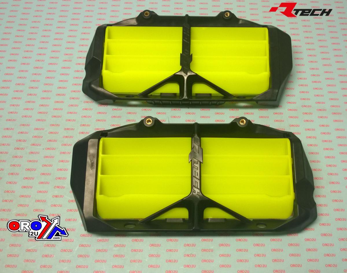 RAD LOUVERS 2019-25 KTM SX/SX-F, NEON YELLOW, RTECH R-GRKTMGF0019 thumbnail 2