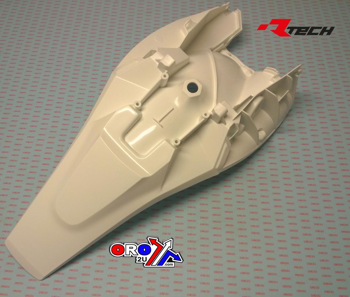 REAR FENDER 18-23 HUSKY TC85, WHITE, RTECH R-PPHSQBN0185 thumbnail 2