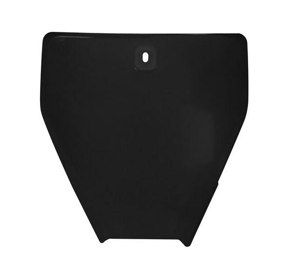 FRONT PLATE 18-23 HUSKY TC85, BLACK, RTECH R-TBHSQNR0185