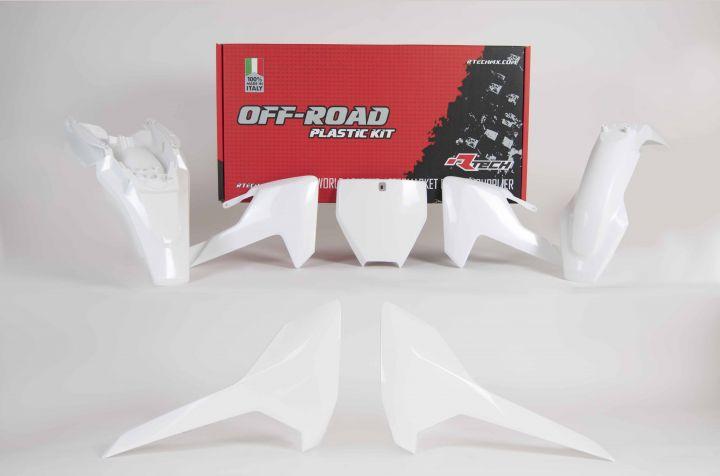 PLASTIC KIT/5 17-23 TC65, WHITE, RTECH R-KITHSQ-BN0-565 image 1