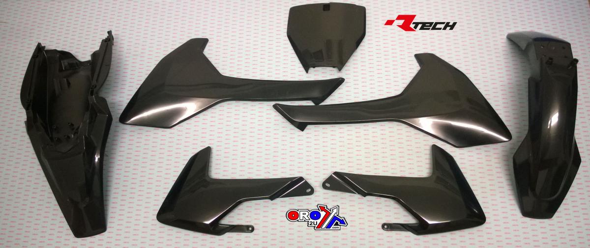 PLASTIC KIT/5 17-23 TC65, BLACK, RTECH R-KITHSQ-NR0-565 thumbnail 2