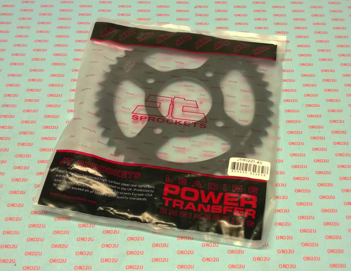 REAR SPROCKET JTR1221.45 STEEL BLACK thumbnail 2