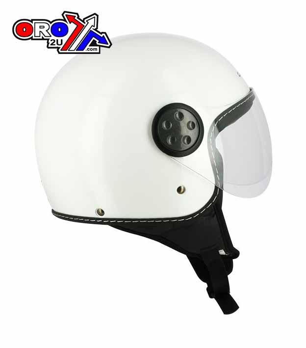 HELMET ROAD 56 SMALL WHITE, HALF JET VISOR OSONE, DOS2G1002 thumbnail 2