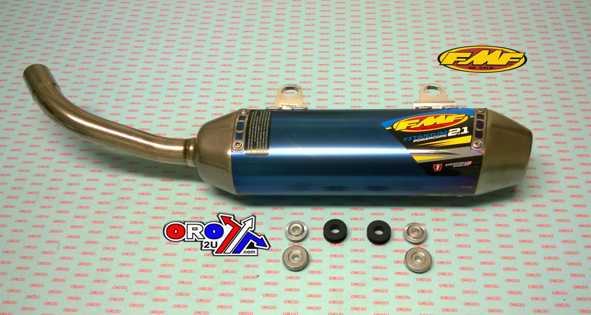 Titanium Powercore 2.1 Shorty Exhaust Silencer 17-19 KTM Husqvarna 250 300 - FMF 025214 thumbnail 2