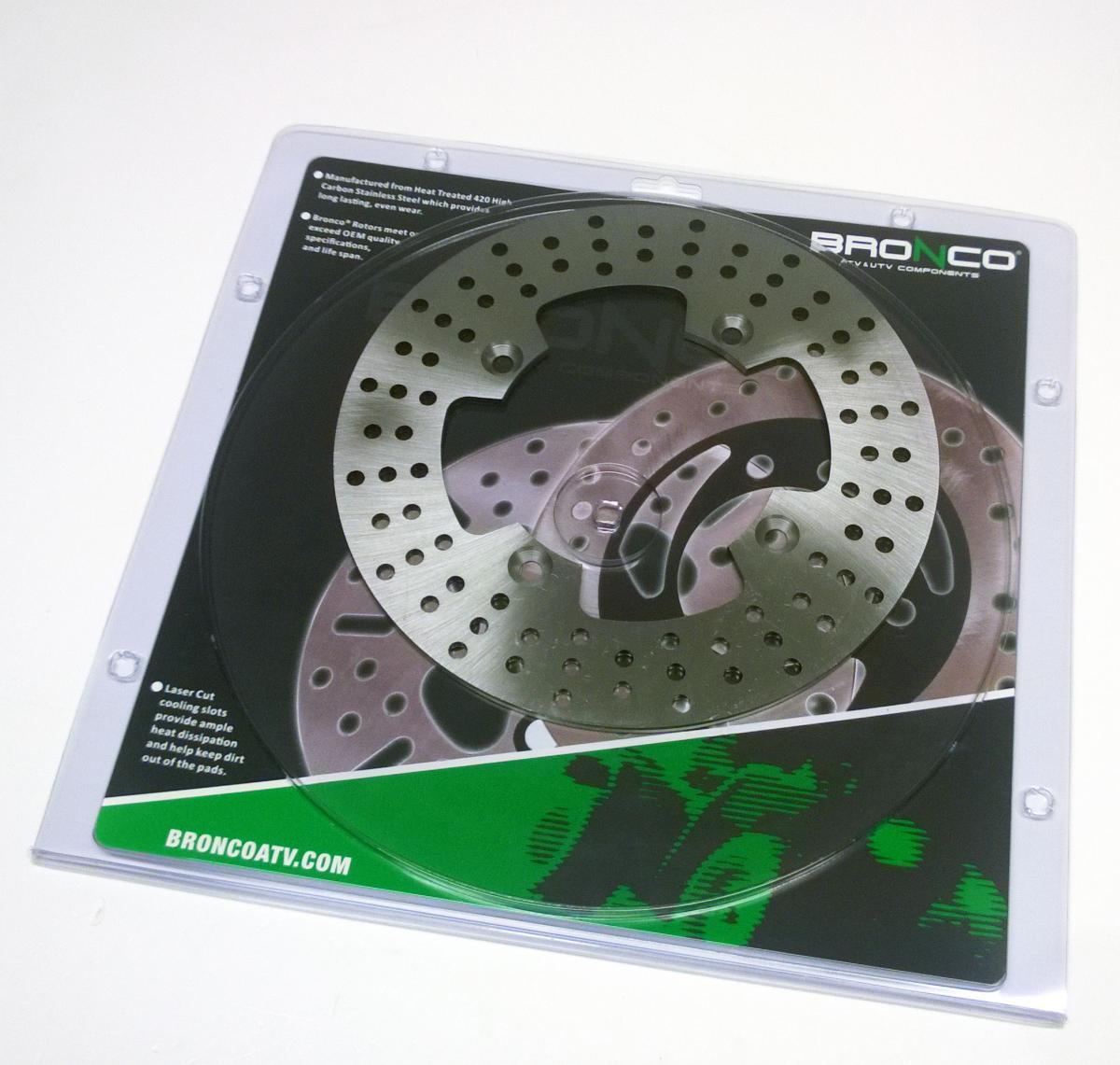 DISC BRAKE ROTOR REAR KXF250, BRONCO AT-05912 KAWASAKI ATV thumbnail 2