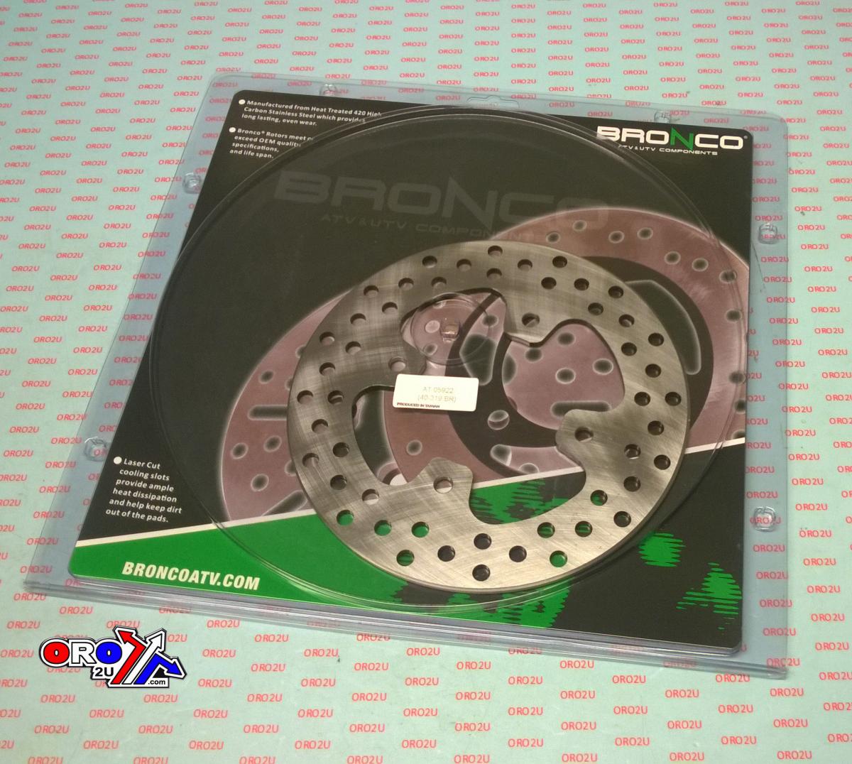 DISC BRAKE ROTOR REAR POLARIS, BRONCO AT-05922, MD6218D, 198057, 5246155 thumbnail 2