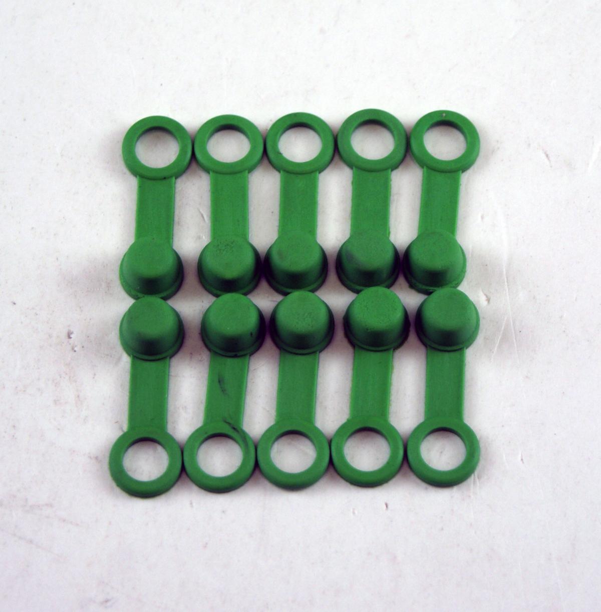 TRADE PACK 10 RUBBER CAPS GREEN, TRADE £0.40 EA. BLEED NIPPLE COVER CAP thumbnail 3