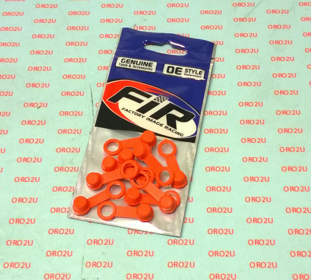 TRADE PACK 10 RUBBER CAPS ORANGE, TRADE £0.40 EA. BLEED NIPPLE COVER CAP thumbnail 3