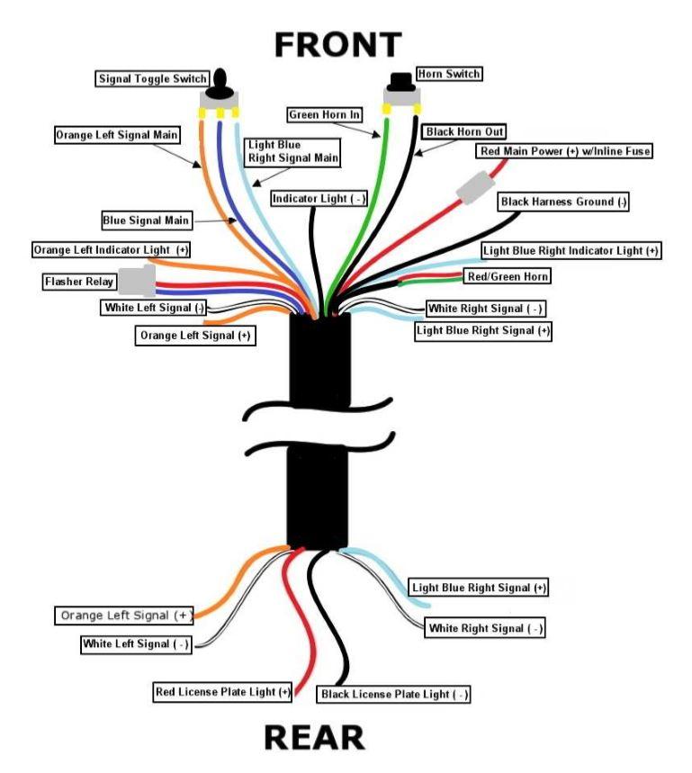 WIRING LOOM LIGHTS ATV / UTV, Wire harness thumbnail 3