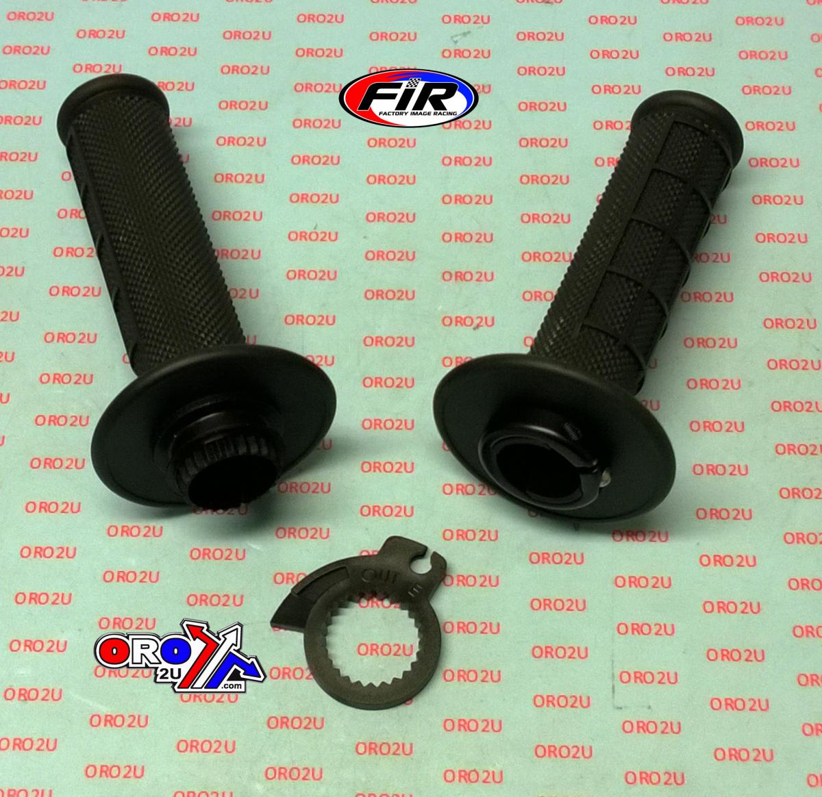 LOCK ON GRIP SET 50 65 KTM HUSQ, HALF WAFFLE SOFT BLACK, ODI STYLE, FIR - thumbnail 2