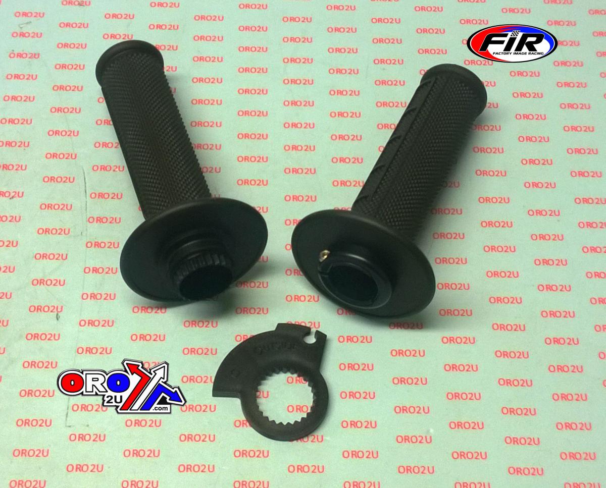 LOCK ON GRIP SET KX RM YZ, HALF WAFFLE SOFT BLACK, ODI STYLE, FIR - thumbnail 3