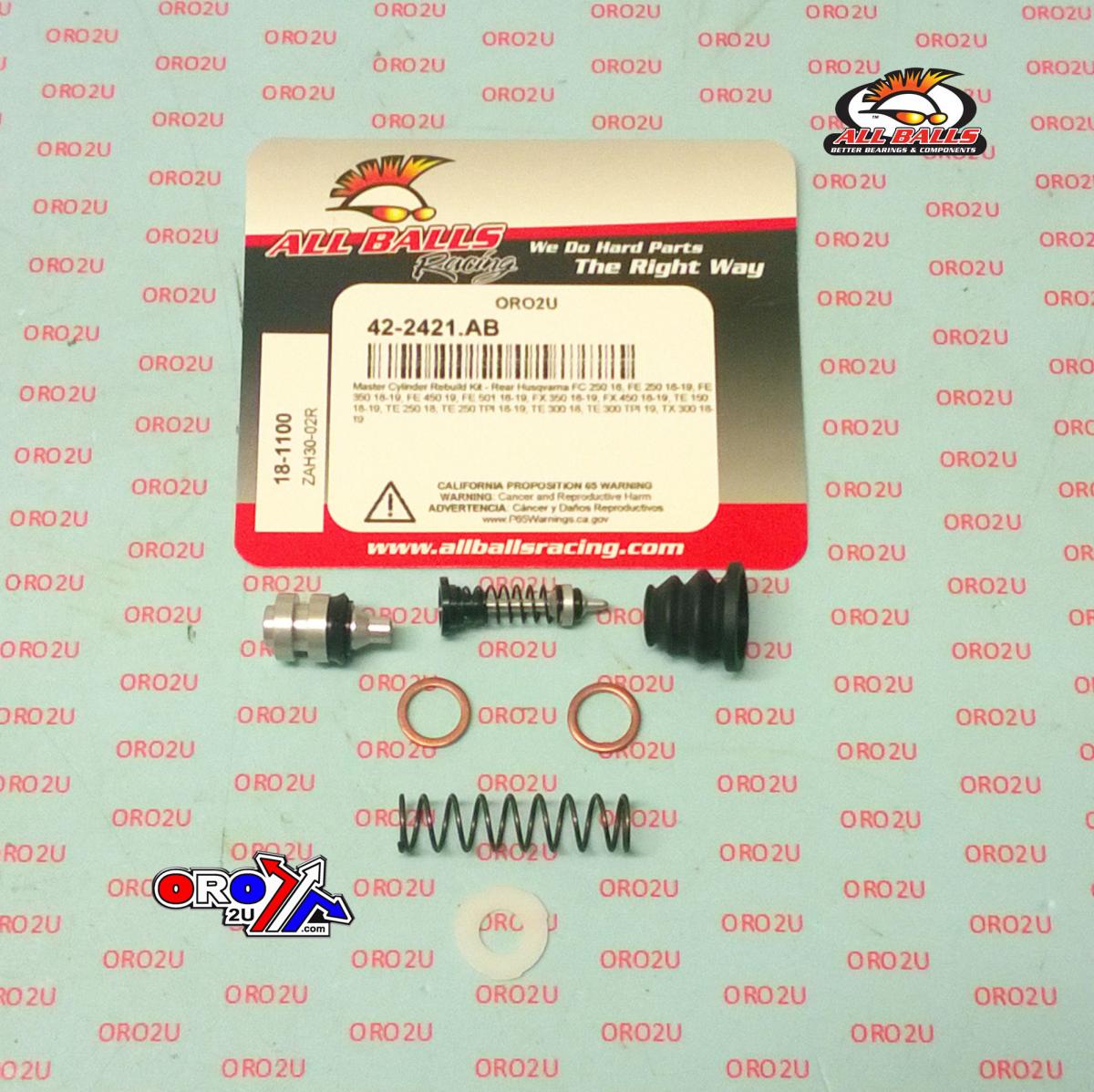 BRAKE MASTER CYL REBUILD KIT ALLBALLS, ALLBALLS 18-1100 HUSKY 18-22 REAR thumbnail 2