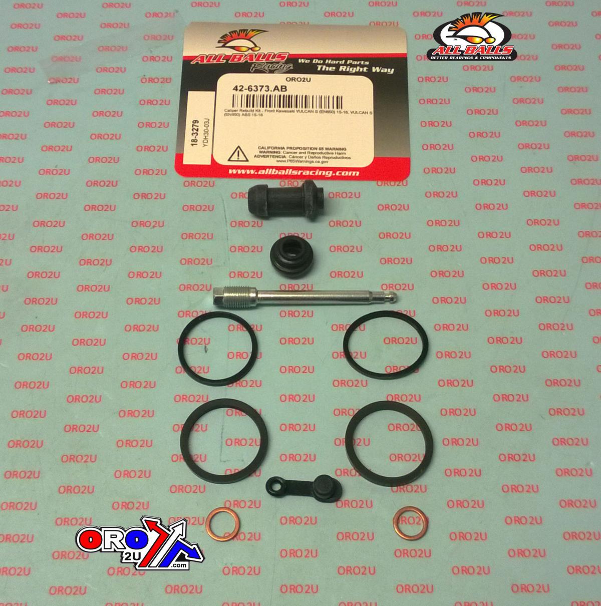 BRAKE CALIPER REBUILD KIT ALLBALLS, ALLBALLS 18-3279 KAW EN650 VULCAN 15-22 FRONT thumbnail 2