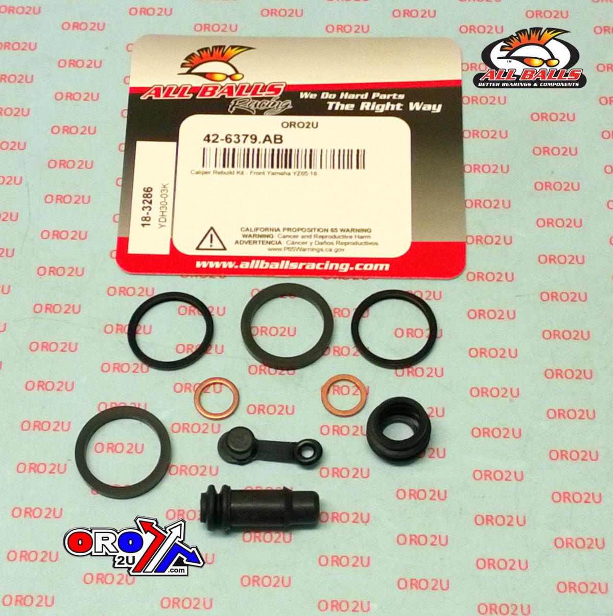BRAKE CALIPER REBUILD KIT ALLBALLS, ALLBALLS 18-3286 YAM YZ65 18-22 FRONT thumbnail 2