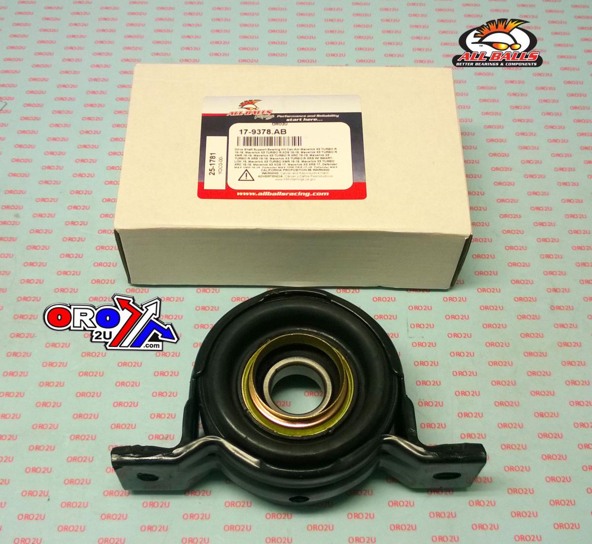 DRIVE SHAFT SUPPORT BEARING KIT, ALLBALLS 25-1781 CAN-AM thumbnail 2